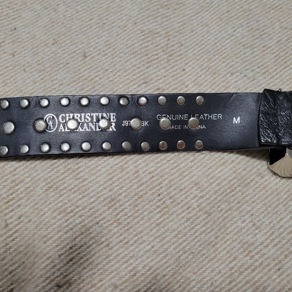 Christine Alexander Swarovski Crystal Turquoise belt - M - Picture 2 of 6